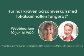 Utvärdering samverkan med lokalsamhällen
