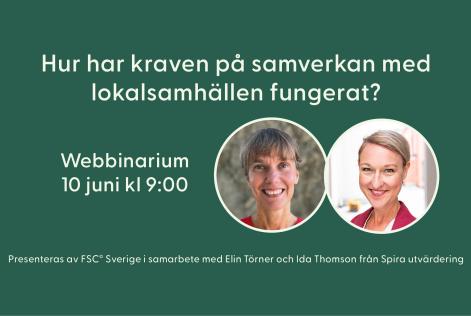 Utvärdering samverkan med lokalsamhällen