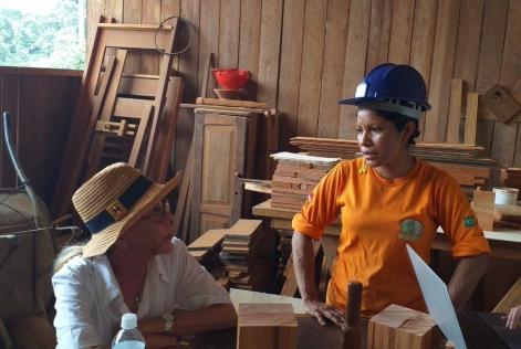 Småskaligt skogsbruk i Amazonas