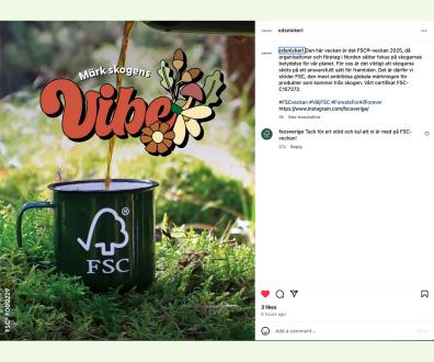 C&D Snickeri FSC-veckan